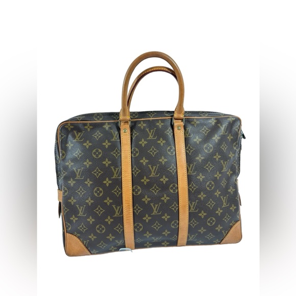 Vintage Louis Vuitton Porte Documents voyage monogram briefcase portfolio - Picture 1 of 16